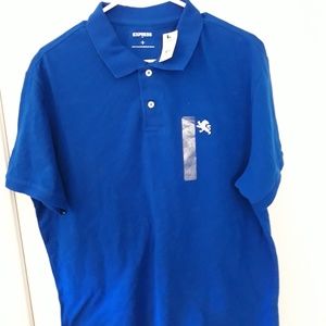 Brand new Mens Express blue polo